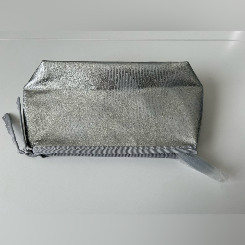 Brand New Burberry Makeup Bag/Clutch (Silver) - Picture 2 of 4